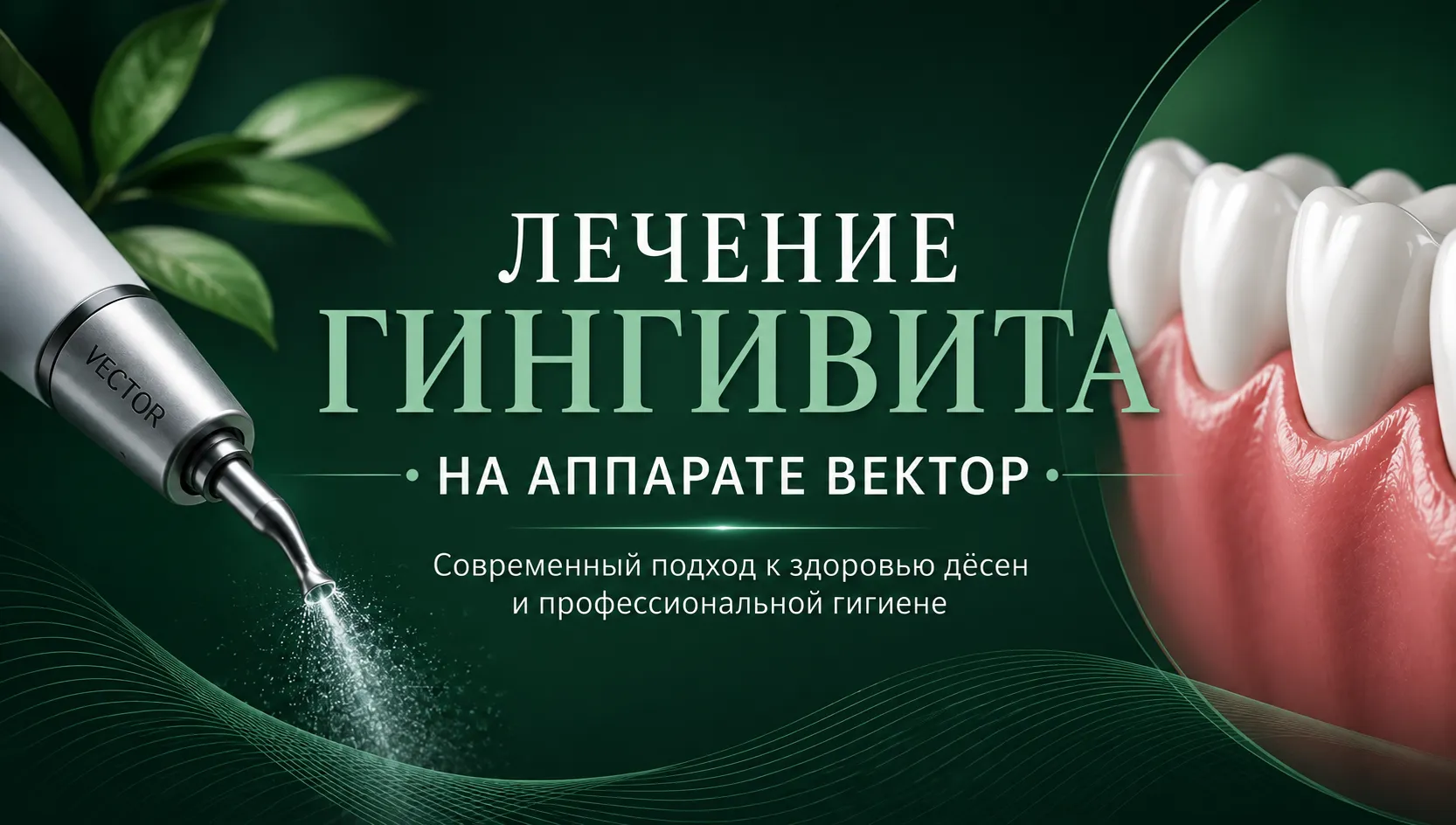 Лечение гингивита на аппарате Вектор